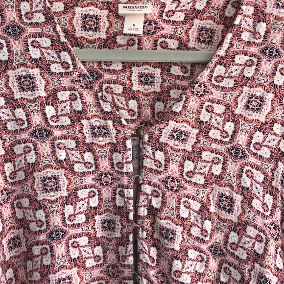 Pattern women’s blouse with buttons - Picture 2 of 2